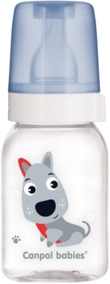 

Бутылочка для кормления Canpol babies Cute Animals 11/851 (120 мл, голубой)