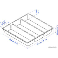 Лоток для столовых приборов Ikea Уппдатера 604.863.67