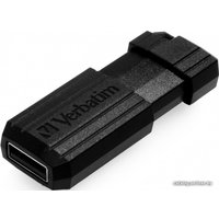 USB Flash Verbatim PinStripe 128GB (черный)