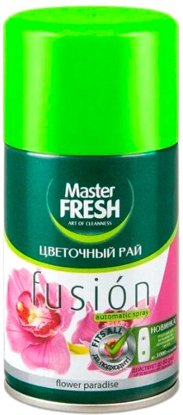 

Сменный блок для освежителя воздуха Master Fresh Цветочный рай 250 мл (сменный баллон)