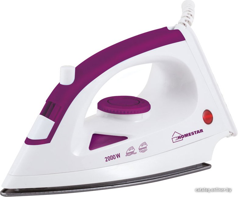 Утюг HomeStar HS-4001 (белый/фиолетовый)