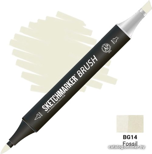 Маркер художественный Sketchmarker Brush Двусторонний BG14 SMB-BG14 (окаменелость)