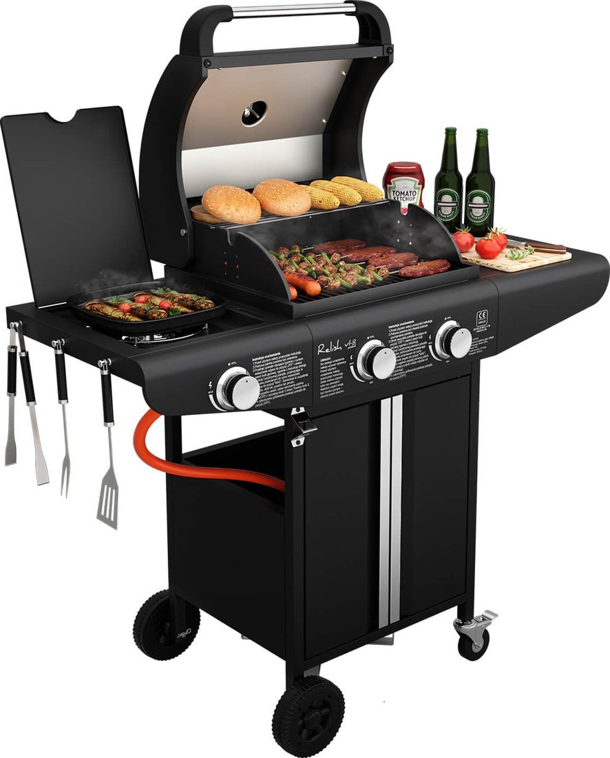 

Газовый гриль для дачи Koler Relish v1 Compact (черный)