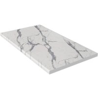 Готовая кухня Интерлиния Мила Матте 3.5 Б (дуб вотан/дуб вотан/белый гранит) в Солигорске