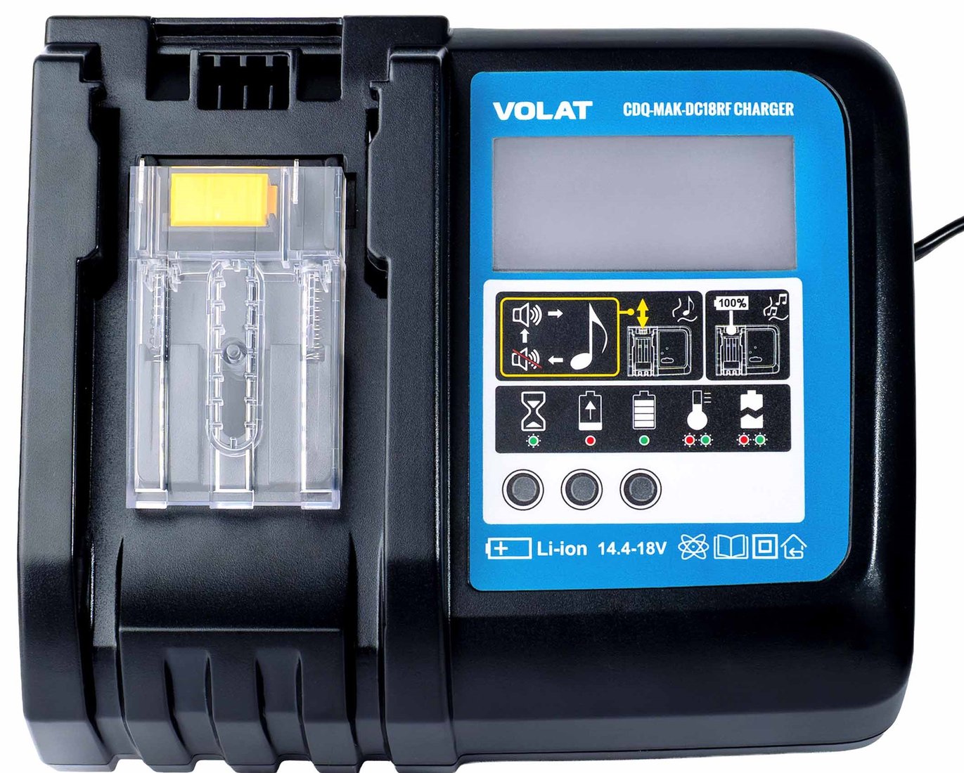 

Зарядное устройство VOLAT CDQ-MAK-DC18RF (14.4-18В)