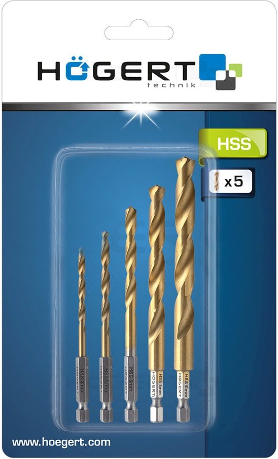 

Набор сверл Hoegert Technik HT6D180