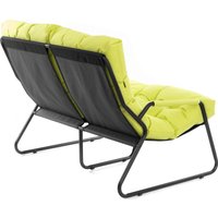 Садовый диван TetChair Ergo (рогожка с водоотталкивающей пропиткой, лайм)