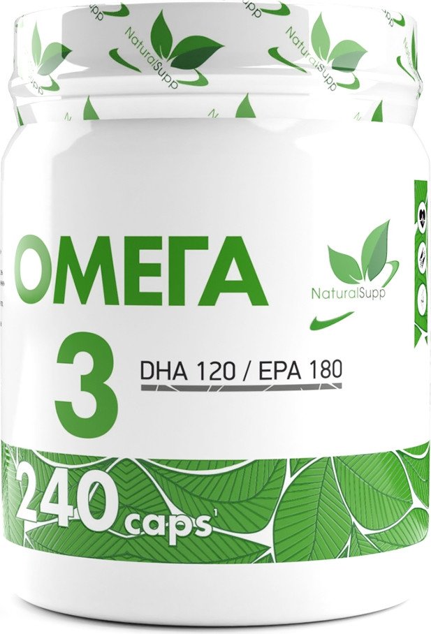 

Витамины, минералы NaturalSupp Омега 3 30%/Omega 3 (240 капсул)
