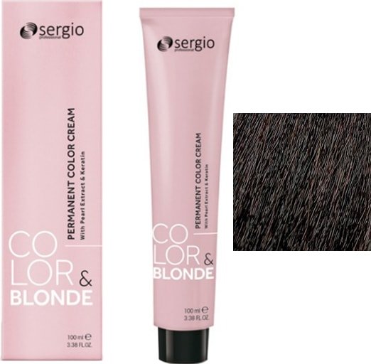 

Крем-краска для волос Sergio Professional Color&Blonde 5 светло-коричневый