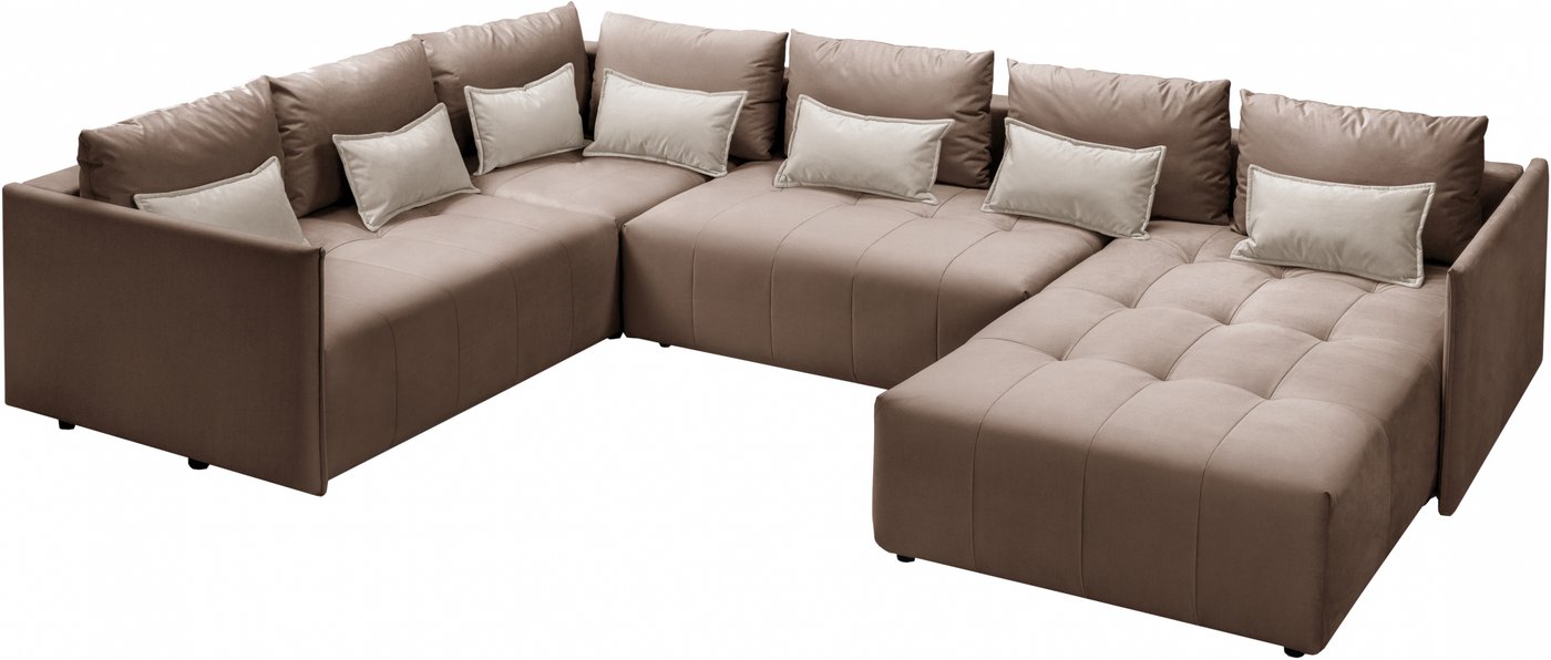 

П-образный диван Mio Tesoro Чилетти (Velutto 01/Velutto 06)