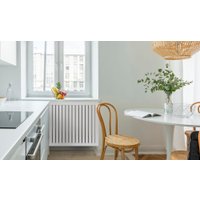 Декоративный экран Стильный дом Реечный 120х60см (ясень белый)