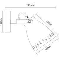 Спот Camelion WML-428-1 C08 13058 (серый)