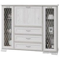 Стенка MLK Николь гостиная (ясень анкор белый/ясень анкор белый с патиной)