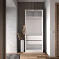 Шкаф распашной Кастанье Модерн Ш 900.2 (белый) в Борисове