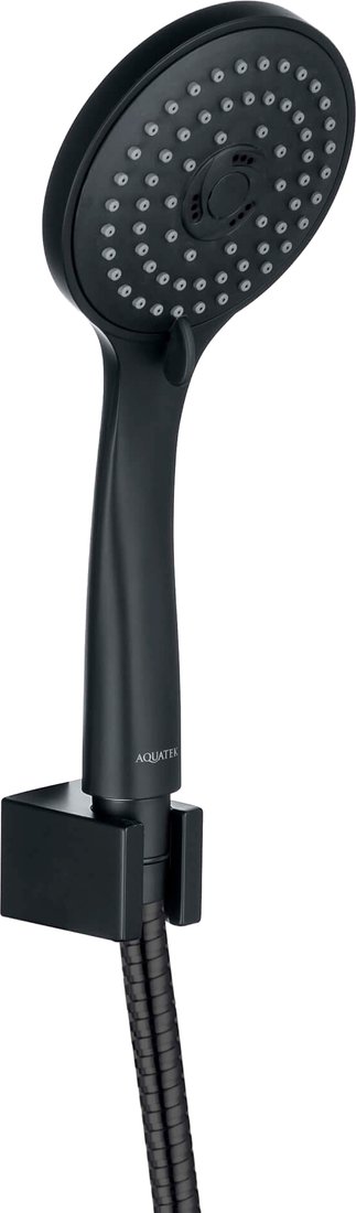 Душевой гарнитур  Aquatek Вега AQ2010MB (черный матовый)