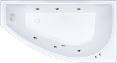 Ванна Triton Бэлла 140x77 L Экстра Базовая (с гидромассажем)