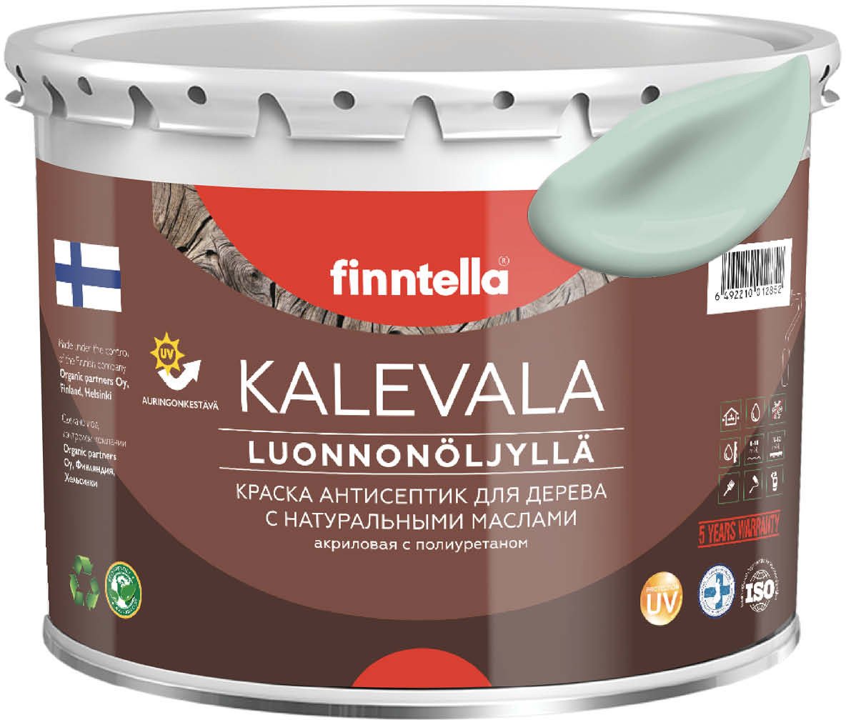 

Краска Finntella Kalevala Paistaa F-13-1-3-FL038 2.7 л (бирюзовый)