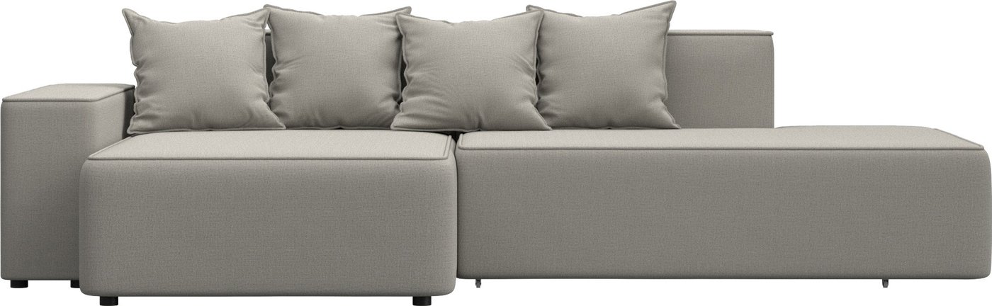 

Угловой диван Лига диванов Лига-079 левый 129811L (рогожка амур 02 бежевый)