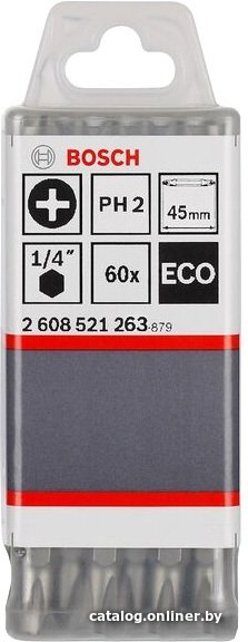 Набор бит Bosch 2608521263 (60 предметов)