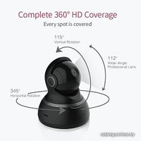 IP-камера YI 1080p Dome Camera китайская версия (черный)