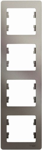 Рамка Schneider Electric Glossa GSL001208