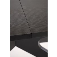 Кухонный стол Halmar Sandro 180-240/100/76 (черный/черный)