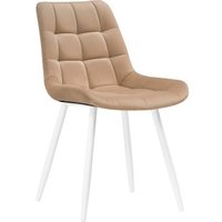 Стул Notta Челси (велюр бежевый/белый)