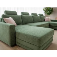 П-образный диван ПетраМебель Верона Люкс (зеленый)