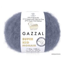 Пряжа для вязания Gazzal Super kid mohair new 64413 25 г 237 м (голубой)