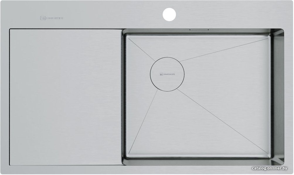 Кухонная мойка Omoikiri Akisame 86 Side IN-R 4997042 (нержавеющая сталь)
