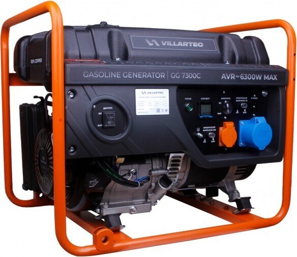 Бензиновый генератор Villartec GG 7300C