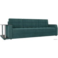 Диван Лига диванов Атлантида 102226 (велюр, бирюзовый)