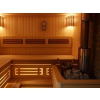 Русская баня Woods из бруса Гора