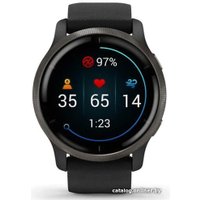Умные часы Garmin Venu 2 (сланцевая нержавеющая сталь/черный)
