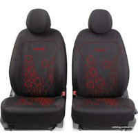 Комплект чехлов для сидений Autoprofi Hologram HOL-1102 (черный/красный)