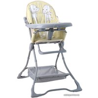 Высокий стульчик Lorelli Bonbon 2019 Yellow Happy Hippo