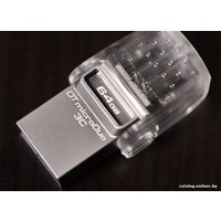 USB Flash Kingston DataTraveler microDuo 3C 128GB [DTDUO3C/128GB]