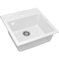 Кухонная мойка ZorG Como 51 (белый камень)