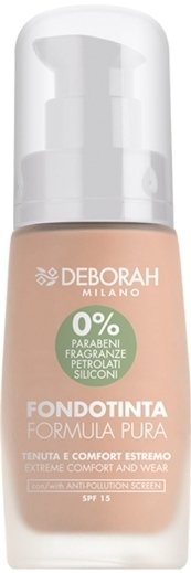 

Тональная основа Deborah Milano Formula Pura 0% (тон 01)