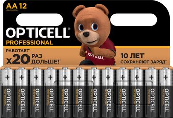 Батарейка Opticell Professional AA 5052005 (12 шт)