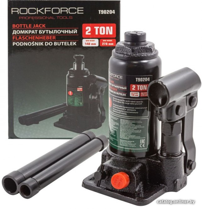 Бутылочный домкрат FORSAGE F-T90204(DS) 2т