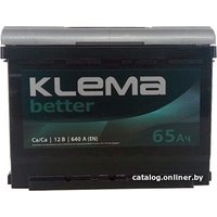 Автомобильный аккумулятор Klema Better 6СТ-65А(0) (65 А·ч)