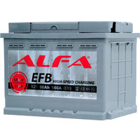 Автомобильный аккумулятор ALFA EFB 66 R+ (66 А·ч)