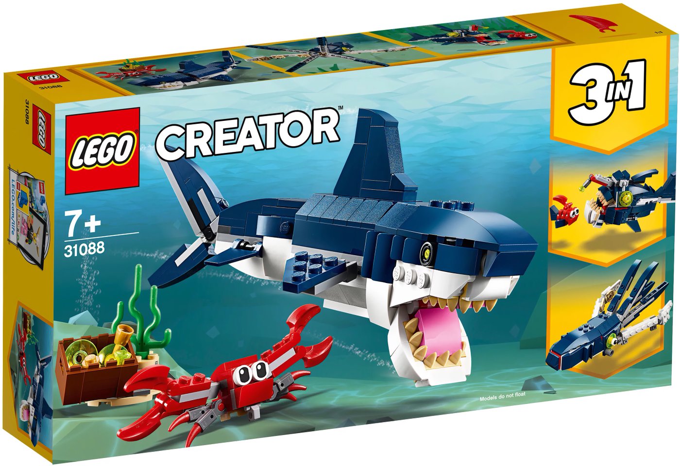 

Конструктор LEGO Creator 31088 Обитатели морских глубин