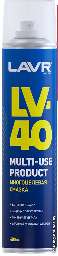 Lavr Смазка многоцелевая LV-40 400мл Ln1485