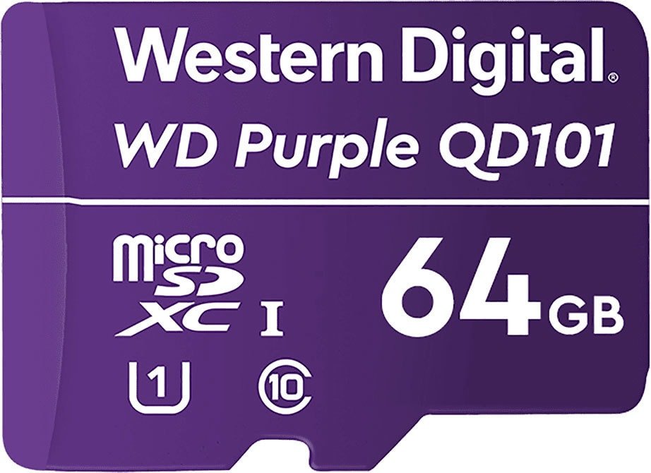 

Карта памяти WD Purple SC QD101 microSDXC WDD064G1P0C 64GB