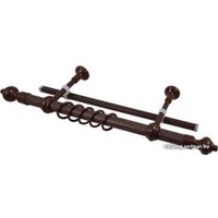 Карниз для штор Legrand Кантри + У-шина 48066149 (1.4 м, орех)