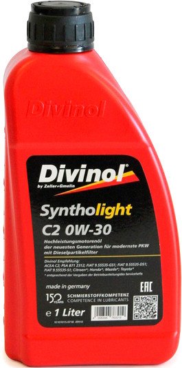 

Моторное масло Divinol Syntholight C2 0W-30 1л