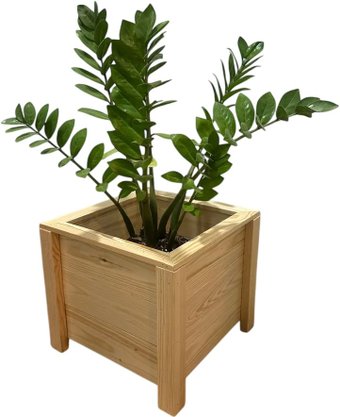 Кашпо KraftHouse Напольное 35x35x30 2043267456768 (натуральный)