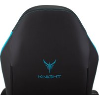 Игровое (геймерское) кресло Knight Neon (черный/голубой) в Лиде